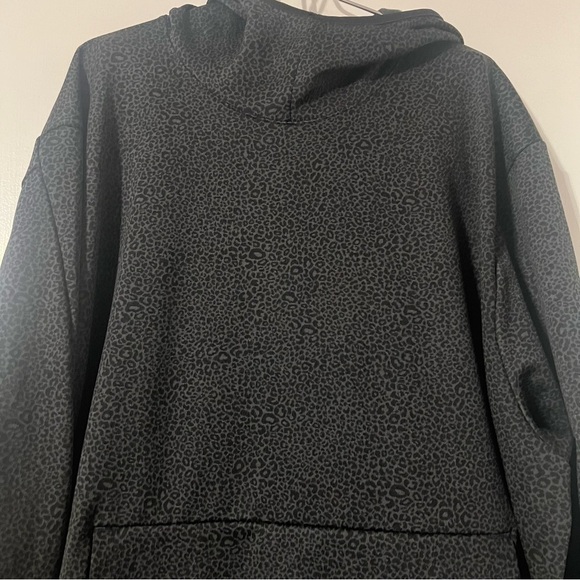 Lululemon Lab Double-Knit Jacquard Hoodie in Leopard Sz XL Relaxed Fit Lounge - Picture 7 of 16